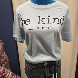 Light Blue Graphic T-Shirt NWOT